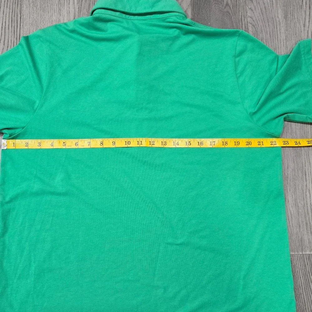 Criquet Pocket Golf Polo Green Men's Large Sandwich Logo - Picture 7 of 9